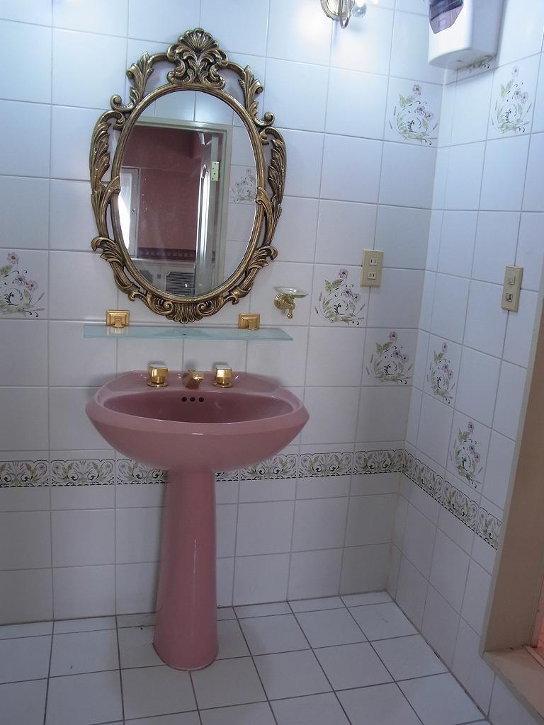 Wash basin, toilet. Stylish wash basin