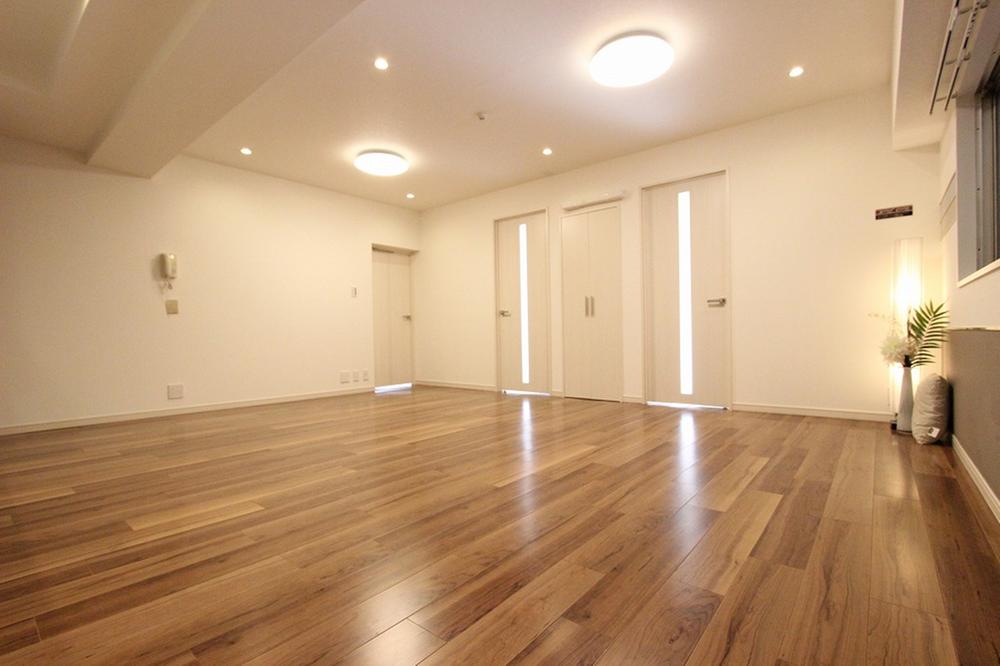 Living. It is a beautiful room for the new renovation already