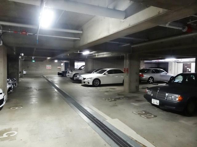Parking lot. Common areas