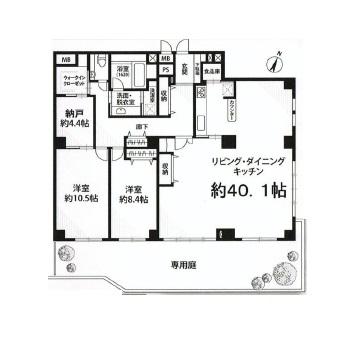 Floor plan. 2LDK+S, Price 96 million yen, Footprint 148.48 sq m