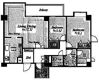 Floor plan. 2LDK + S (storeroom), Price 88 million yen, Occupied area 93.38 sq m