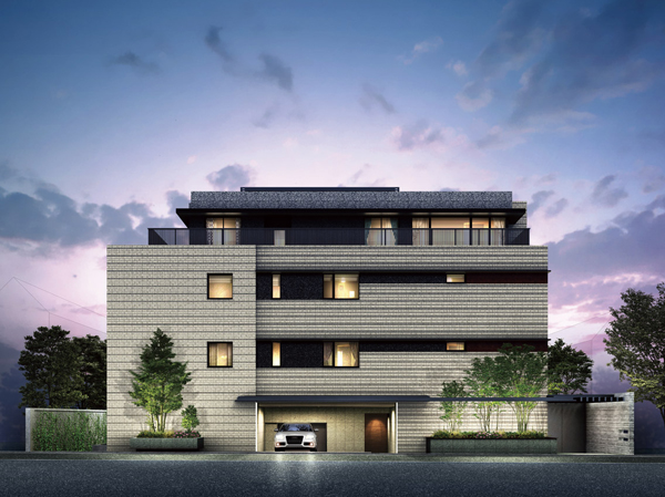 Features of the building.  [Exterior - Rendering] The essence of the mansion building. One of them is, It is said to be the creation of a rich landscape that is loved beyond the time. As of commercial building, Without deliberately too decoration, Nor does it follow a much less passing fad.