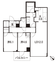Floor: 2LDK + WIC + SIC, the occupied area: 65.88 sq m