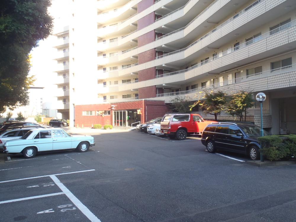 Parking lot. Common areas