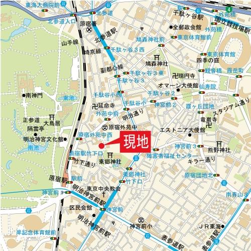 Local guide map. Information map