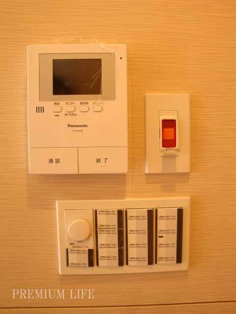 Security equipment. Visitor's figure can be confirmed safe.