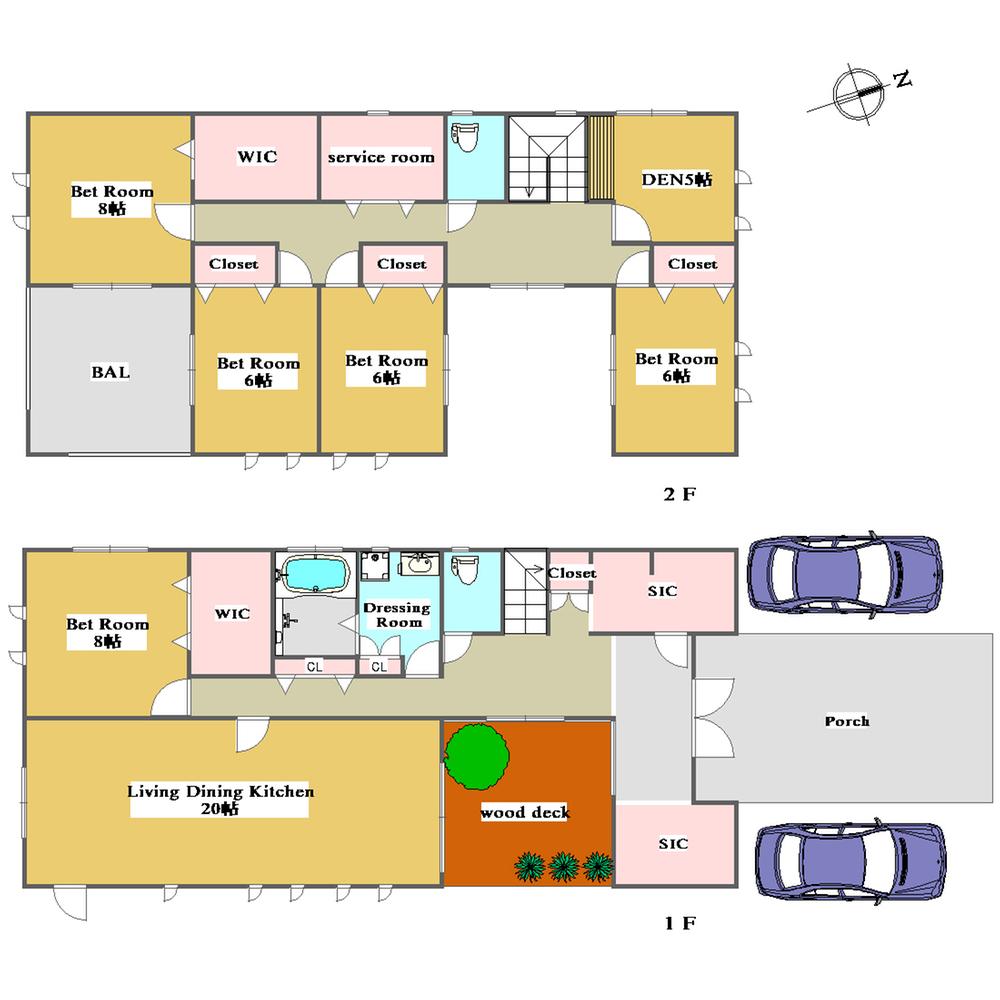 Other. Large 5LDK + 2S + garage parallel two