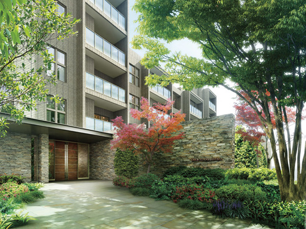 Shared facilities.  [Deepen the sense of beauty, Good was overtaken element] A beautiful shade, Tell a dignified magnificent, By melt together with the rich and mellow green that has been planted in the outer structure, To natural texture fragrant mansion. The aim was for the, Appearance of the style to be this town of vintage. Its flavor is, We will deepen the beauty and taste in every go through the time. (Entrance Rendering)