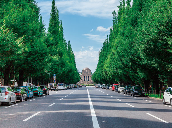 Surrounding environment. Meiji Jingu Gaien (a 9-minute walk / About 650m)