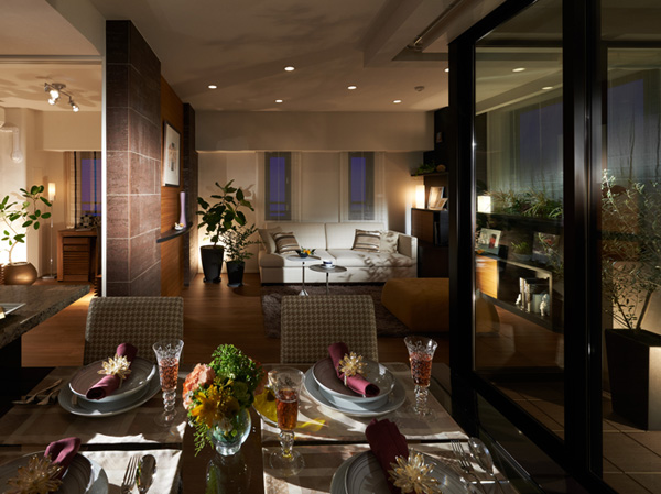 Living.  [living ・ dining]  ※ All published photos model room (80G type ・ Menu Plan 2 ・ Stately Modern), Design changes ・ Option (both paid / Including application deadline Yes).