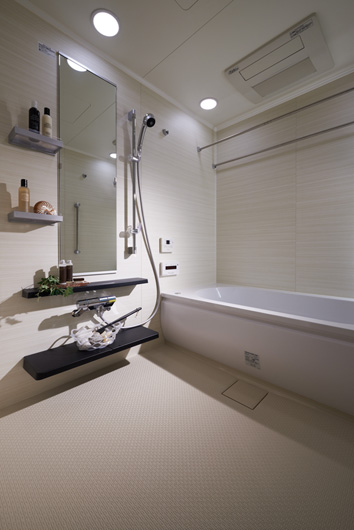 Bathing-wash room.  [bathroom] Relaxation deepens bathroom.