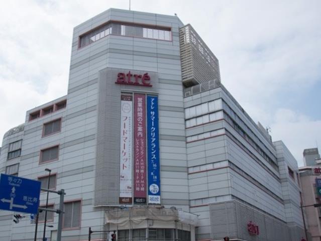 Shopping centre. Atre 519m to Meguro shop