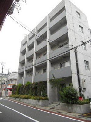 Building appearance. Exterior concrete stamped