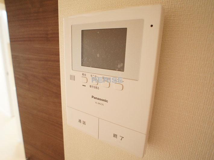 Security equipment. Interphone with a monitor