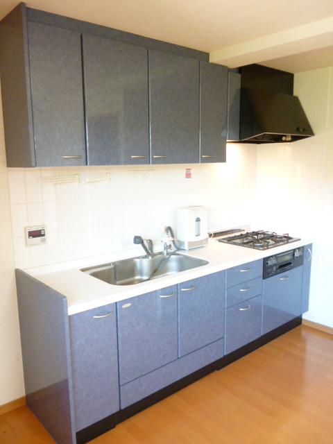 Kitchen. System kitchen, Around the water is very beautiful.