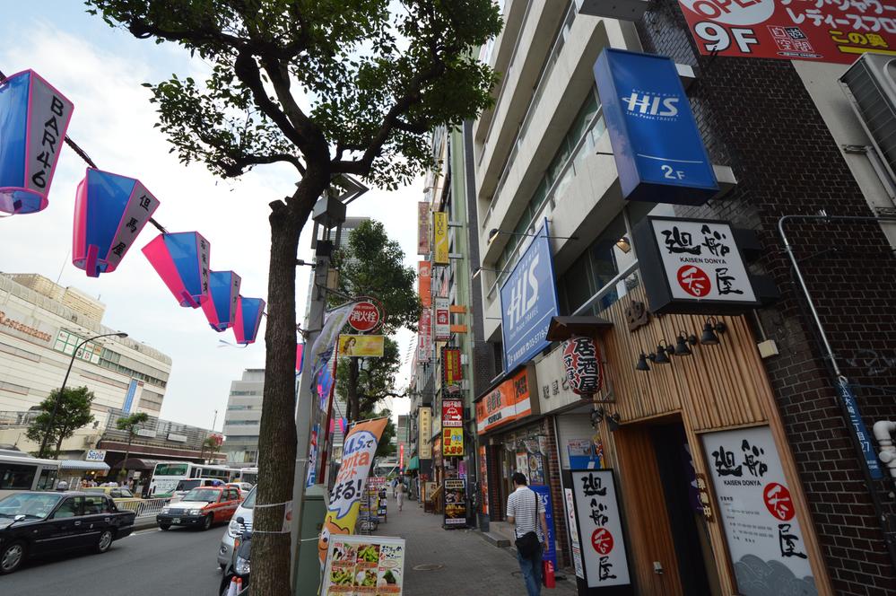 Streets around. 600m to around Meguro Station