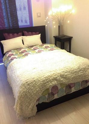 Non-living room. Of model room bedroom