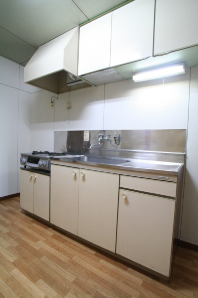 Kitchen. 2-neck with gas stove