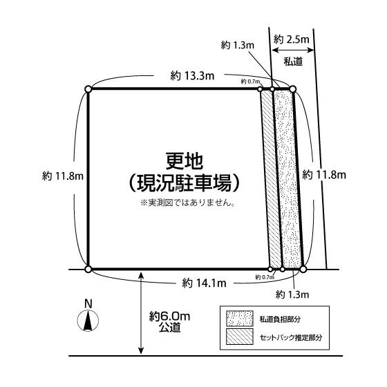 Compartment figure. Land price 108 million yen, Land area 161.82 sq m