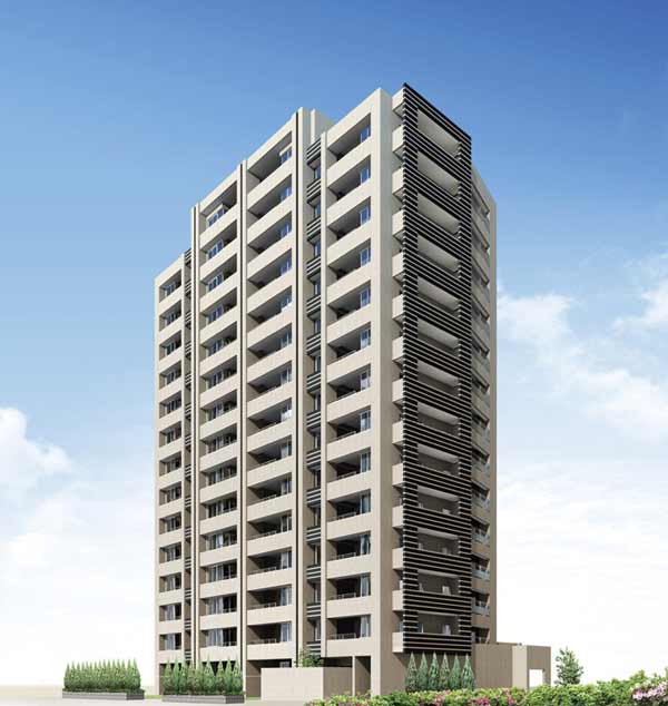 Shared facilities.  [It faces a lush park, Urban life feel comfortably light and wind] While it located near the city center, Surrounded by lush greenery and moisture of water, Sparkle full of town "Minamioi". In form of a stylish presence to meet the pride of people who enjoy the city life in a good location of the station 7-minute walk <Kuresutoforumu Minamioi> is born. (Exterior view)