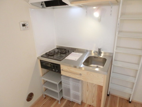 Kitchen. Fixtures gas system kitchen with grill