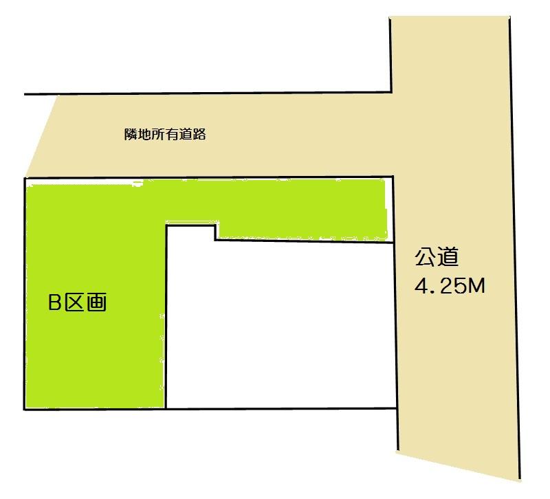 Other. Compartment view (alley-shaped portion about 28 square meters included)