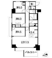 Floor: 3LDK, occupied area: 68.87 sq m, Price: TBD