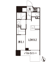 Floor: 1LDK + WIC, the occupied area: 35.15 sq m, Price: TBD