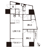 Floor: 2LDK + WIC + SIC, the occupied area: 54.86 sq m, Price: TBD