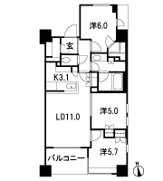 Floor: 3LDK + WIC + SIC, the occupied area: 70.53 sq m, Price: TBD