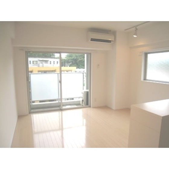 Living and room. Two-sided lighting