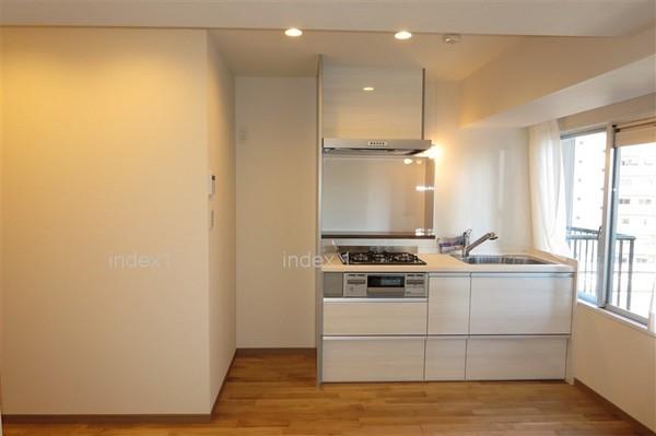 Kitchen. Bright kitchen there is a window