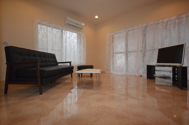 Living and room. Shared space