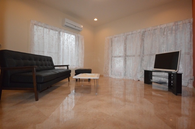 Living and room. Shared space