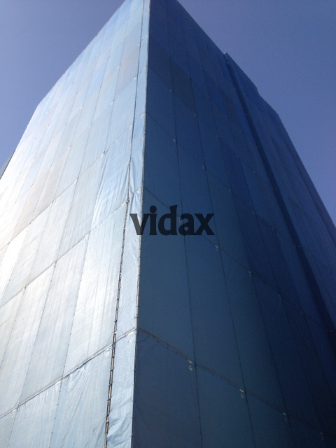 Building appearance. We towering high