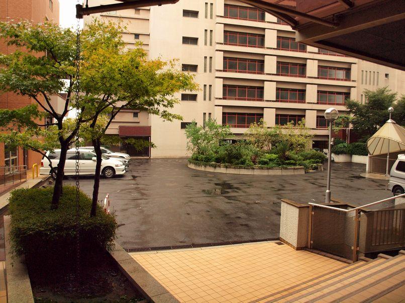 Entrance. Shared part has privacy is enforced because it does not face the road.