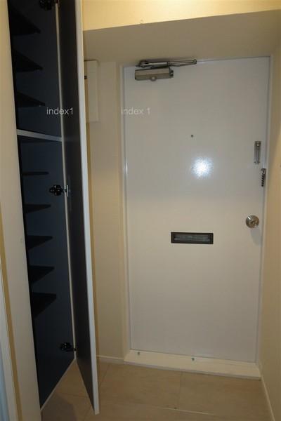 Entrance. Entrance housed tall