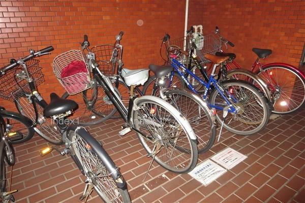 Other common areas. There bicycle parking space