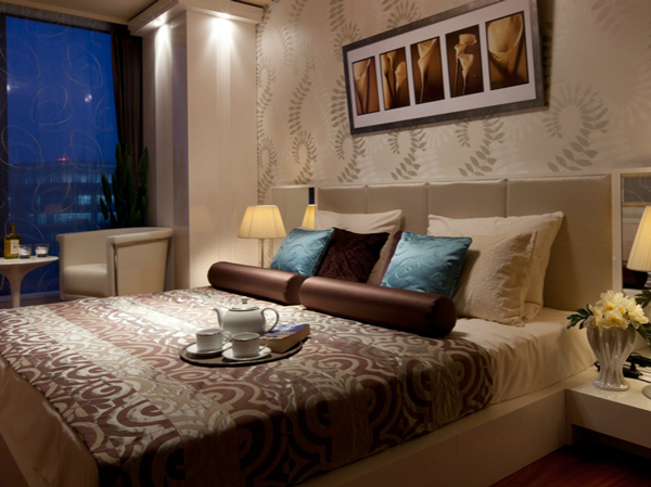 Interior.  [Western style room] Wide master bedroom, Coordination as a healing space. (Less than or equal to 2 points E-105AT type ※ Sale already November 2010 shooting)