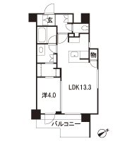 Floor: 1LDK, occupied area: 43.18 sq m, Price: TBD