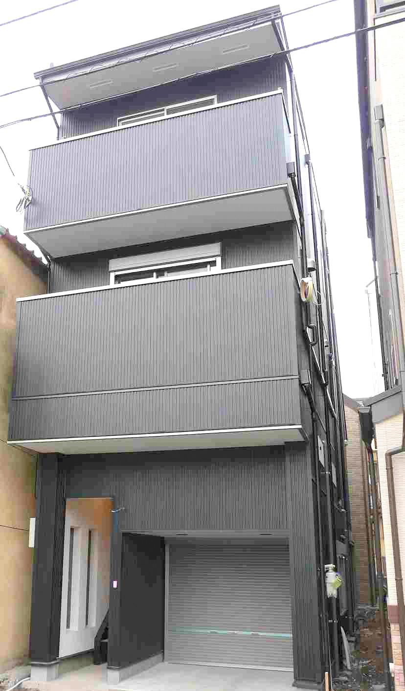 Model house photo. Case of construction company