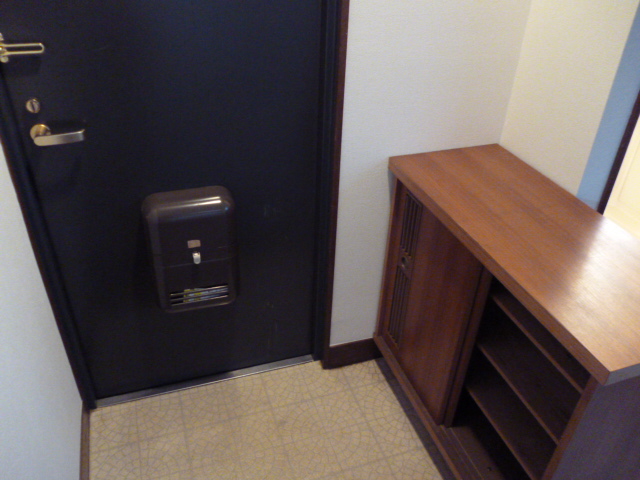 Entrance. Shoes is a box with a front door ☆