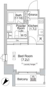 Balcony. Also offers various by type. 