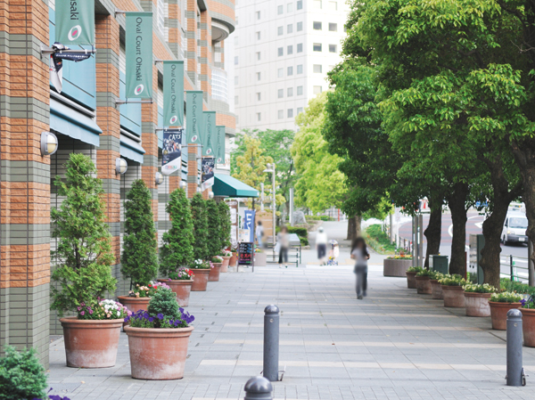 Surrounding environment. Oval Court Osaki (about 160m ・ A 2-minute walk)