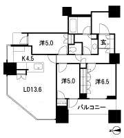 Floor: 3LD ・ K + WIC, the occupied area: 83.74 sq m, Price: TBD