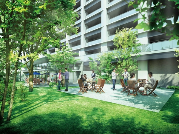«Share Garden Rendering CG»