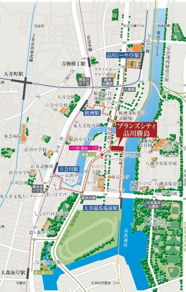 Local guide map