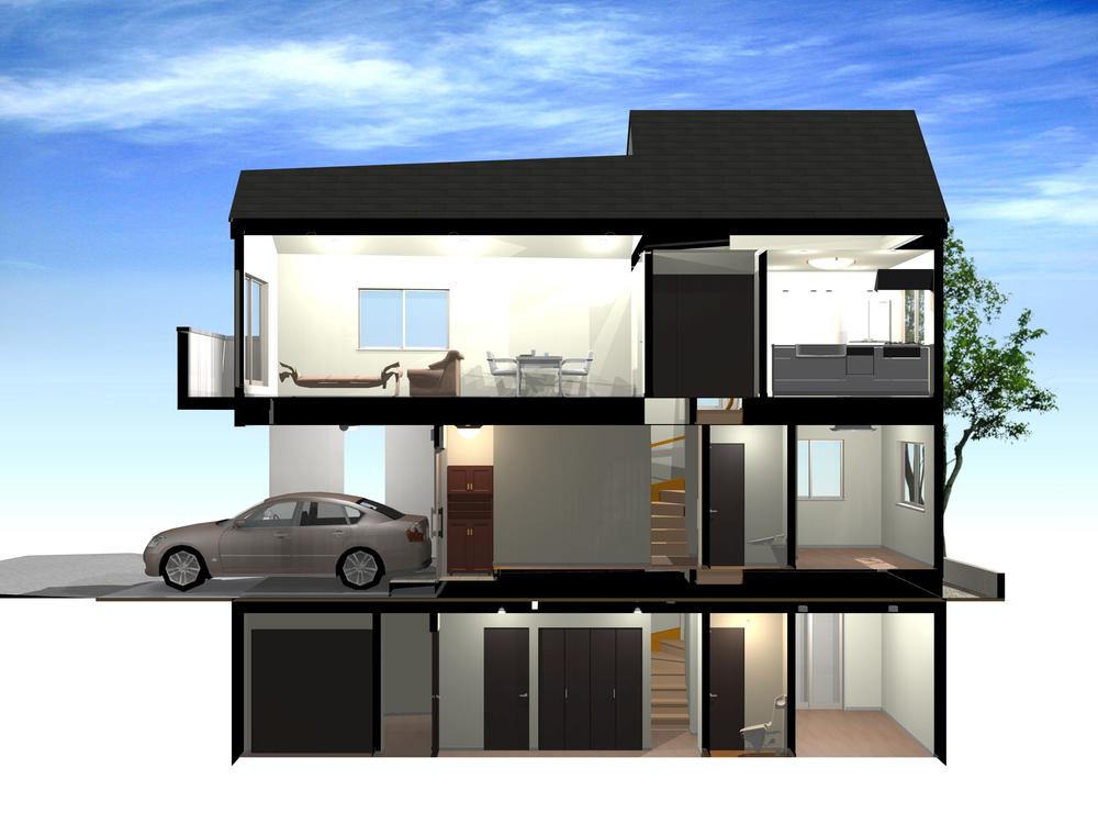 Building plan example (Perth ・ appearance). Building plan example (4LDK)