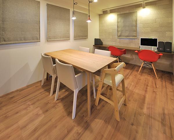 Model house photo. Construction Case