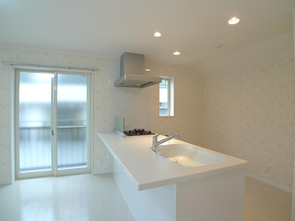 Kitchen. Large counter kitchen